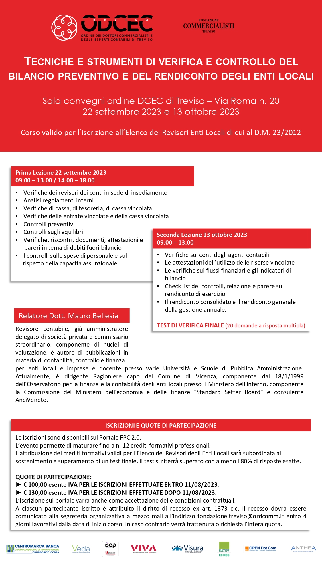Corso Revisori Enti Locali
